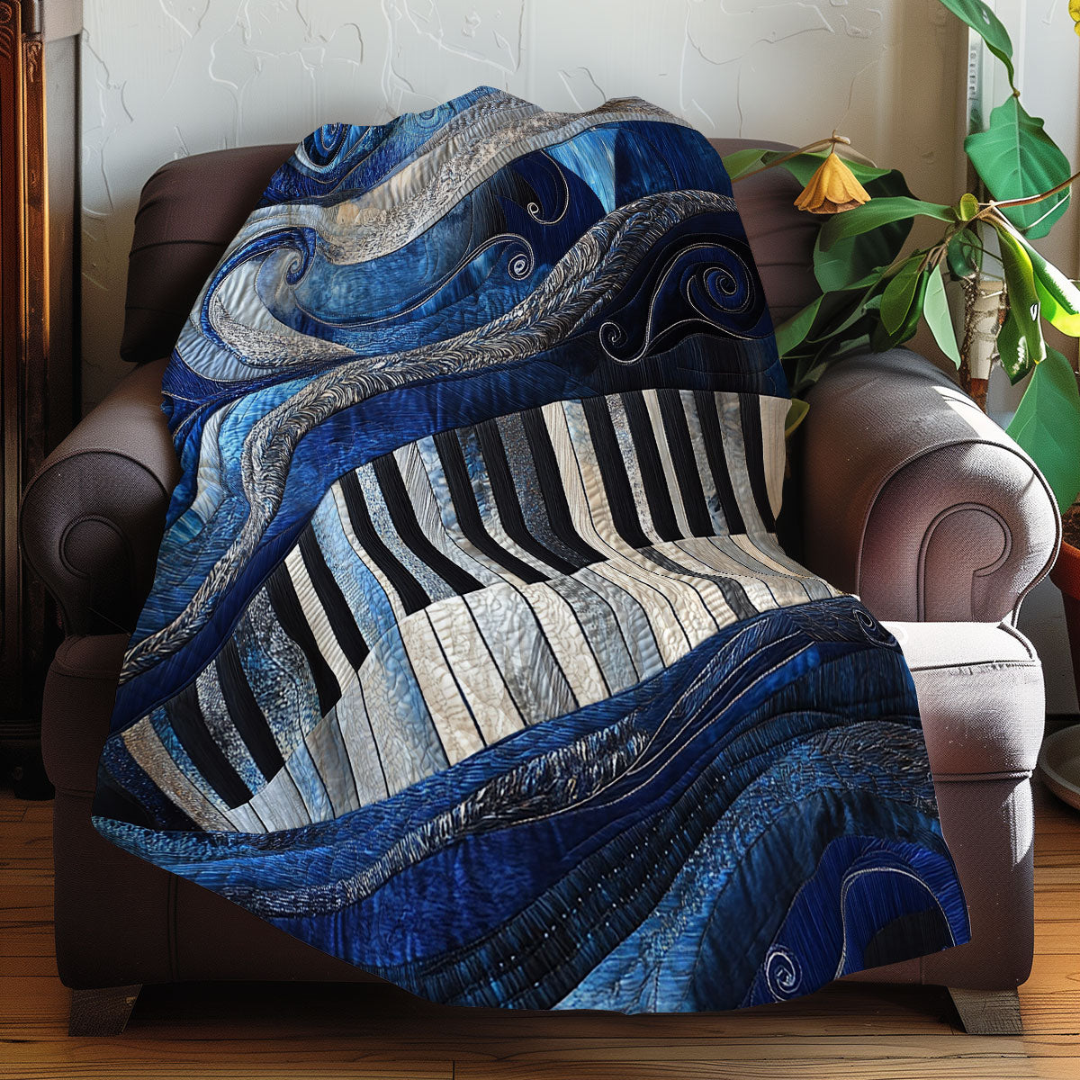 Piano Wave Quilt Blanket Sofa Throws Christmas Gifts For Tenagers