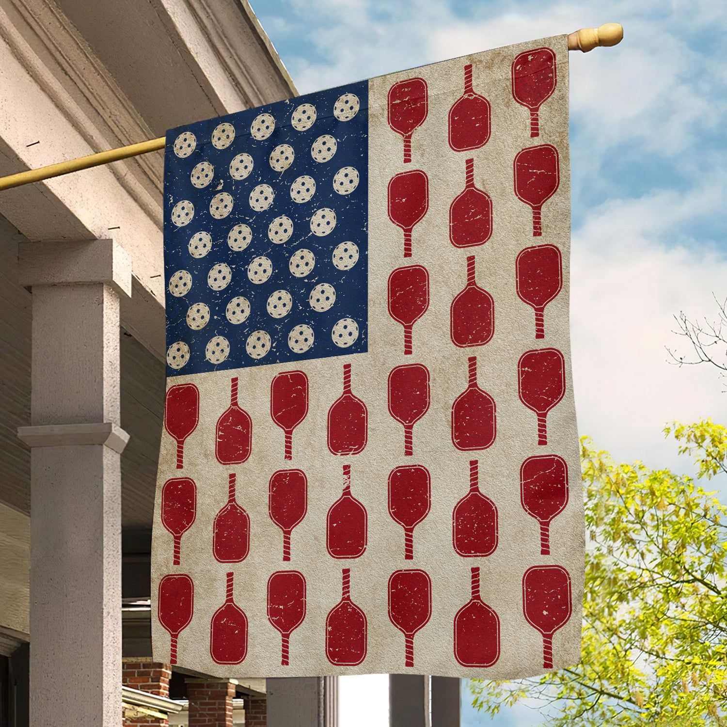 Pickleball Flag Welcome Pickleball Outdoor Decor Yard Decor Gift For Pickeball Lovers