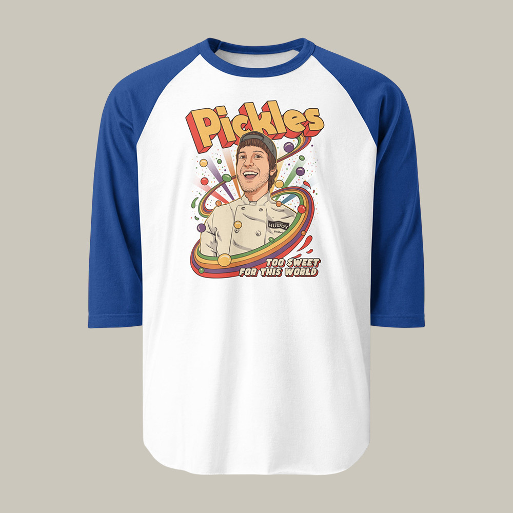 Pickles Too Sweet For This World Raglan Drew Talbert Apparel Unique Gift For Fans