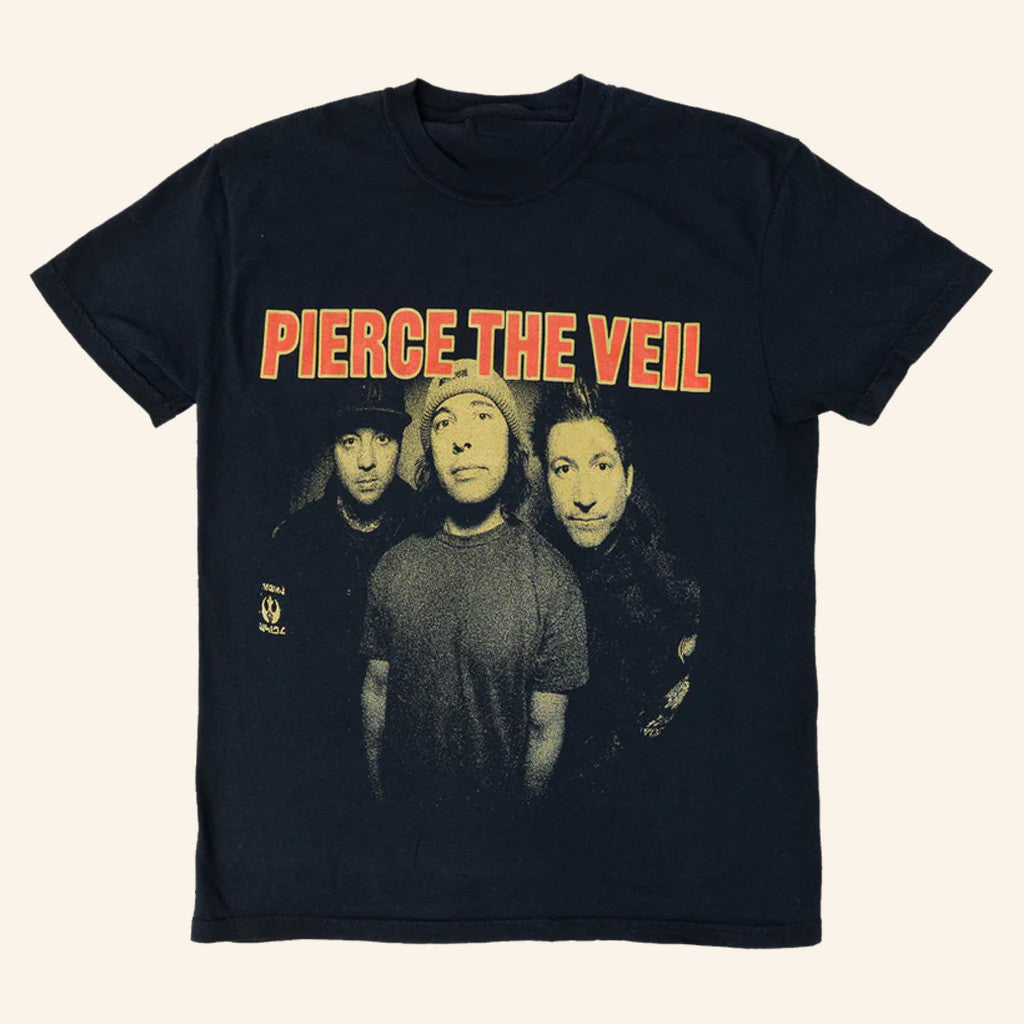 Pierce The Veil Merch Band Photo T-Shirt Gift Ideas For Fans Pierce The Veil Merch Band Photo T-Shirt Gift Ideas For Fans