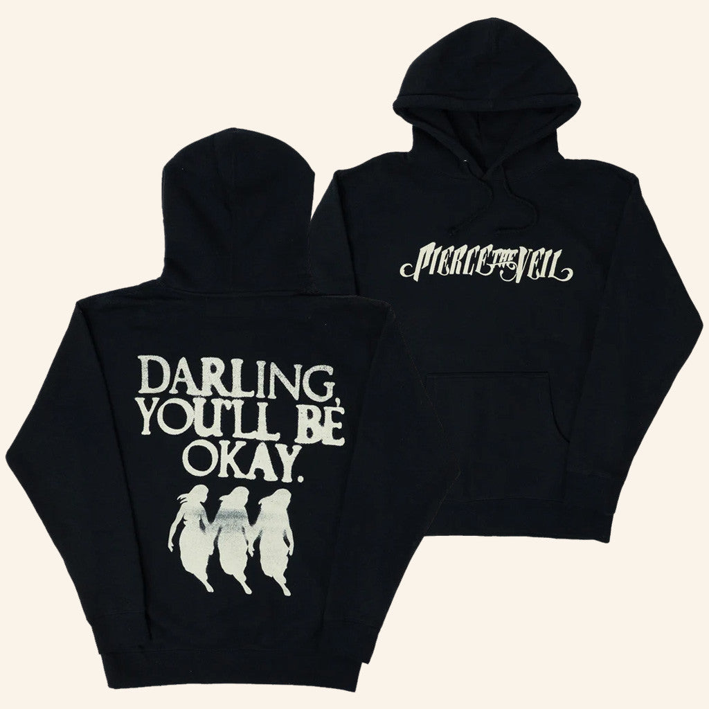 Pierce The Veil Merch Darling You'll Be Okay Hoodie Best Gifts For Boyfriend Pierce The Veil Merch Darling You'll Be Okay Hoodie Best Gifts For Boyfriend