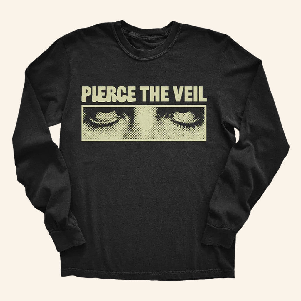 Pierce The Veil Merch Eyes Long Sleeve T-Shirt Unique Gift For Boyfriend Pierce The Veil Merch Eyes Long Sleeve T-Shirt Unique Gift For Boyfriend