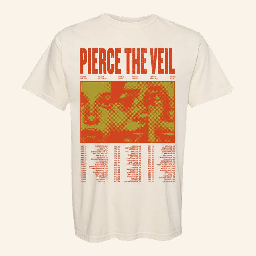 Pierce The Veil Merch Ivory Screamblocks T-Shirt Gifts For Dudes Pierce The Veil Merch Ivory Screamblocks T-Shirt Gifts For Dudes