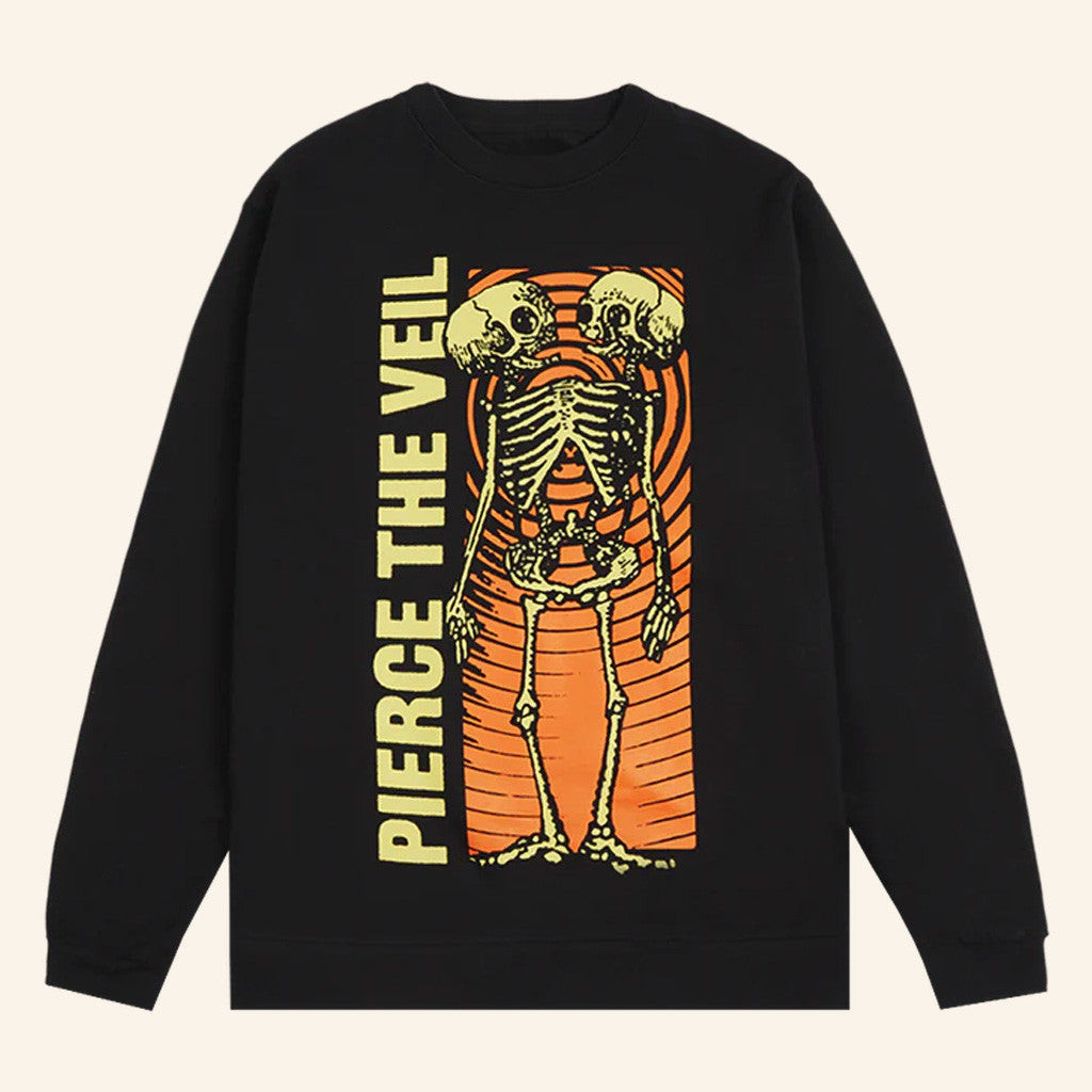Pierce The Veil Merch Skeleton Lovers Long Sleeve T-Shirt Gift For Best Friends