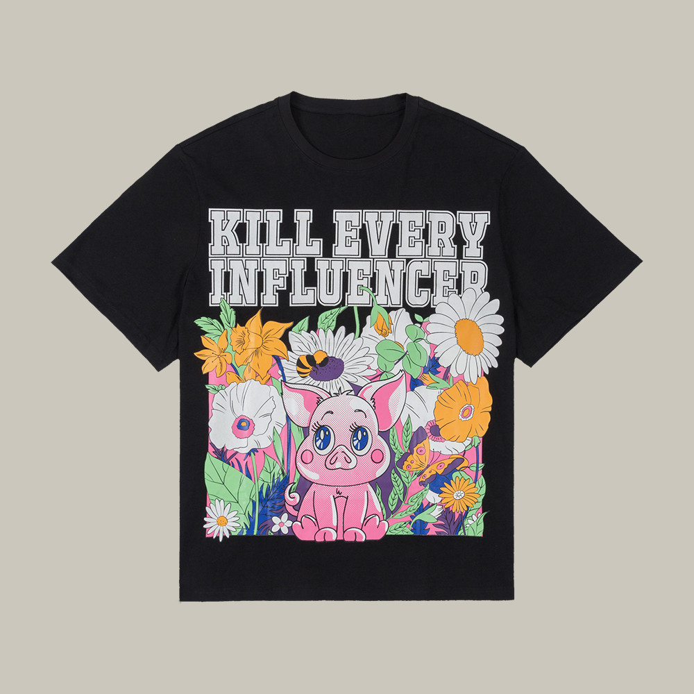 Pig Influencers T-Shirt Cute Pig Meatcanyon Merch Unique Gift For Friends