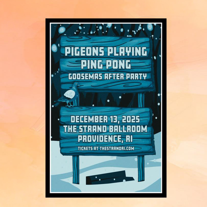 Pigeons Playing Ping Pong Merch Dec 13 2025 The Strand Ballroom Event Poster Home Decor Pigeons Playing Ping Pong Merch Dec 13 2025 The Strand Ballroom Event Poster Home Decor