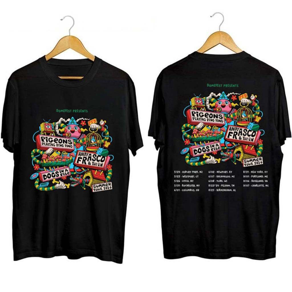 Pigeons Playing Ping Pong Summer Tour Shirt PPPP Merch Gift Ideas For Music Lovers Pigeons Playing Ping Pong Summer Tour Shirt PPPP Merch Gift Ideas For Music Lovers