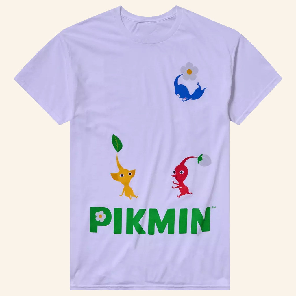 Pikmin Merch Pikmin Jumping Trio T-Shirt Gifts For The Video Game Lover