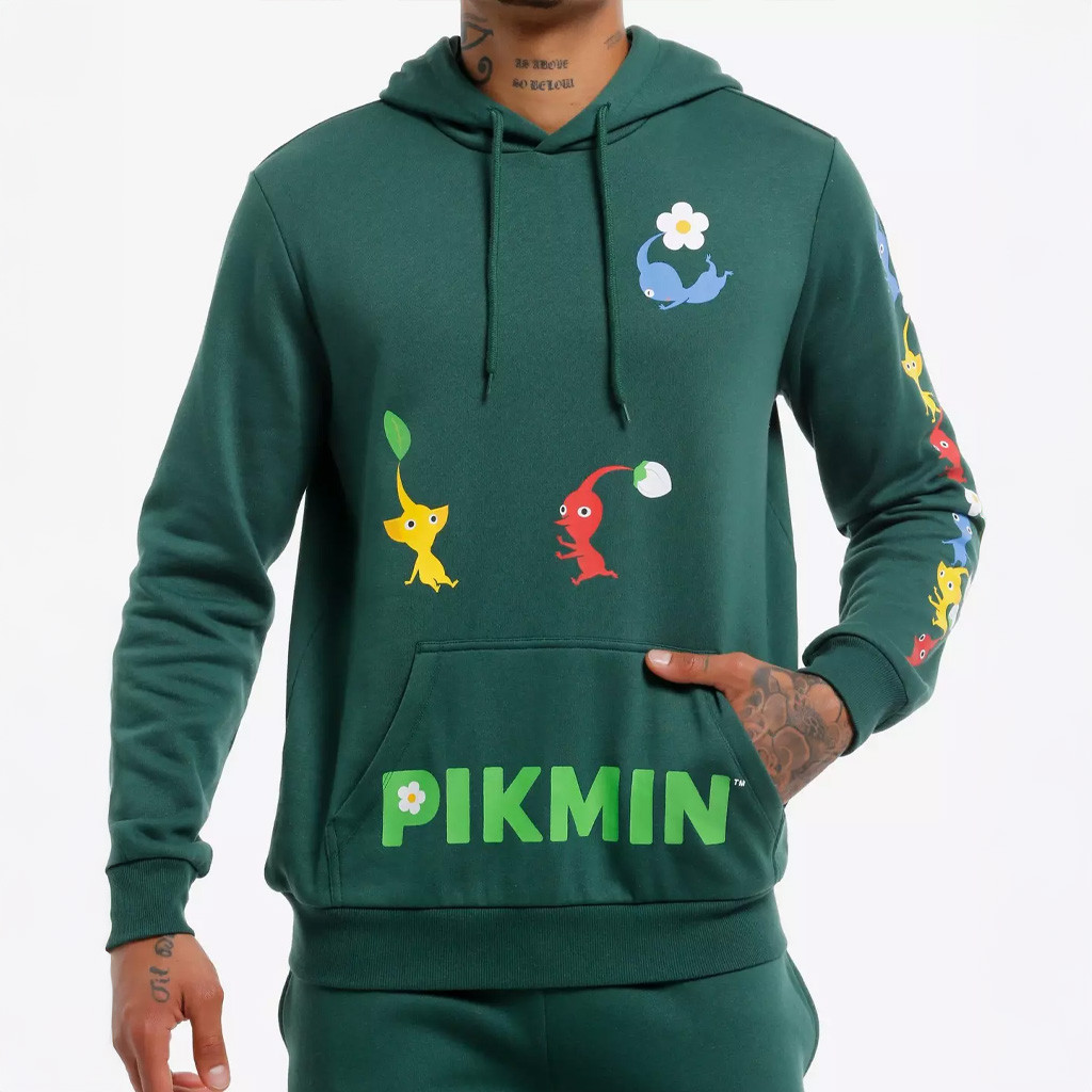 Pikmin Merch Pikmin Logo Character Hoodie Video Game Lover Gift Ideas