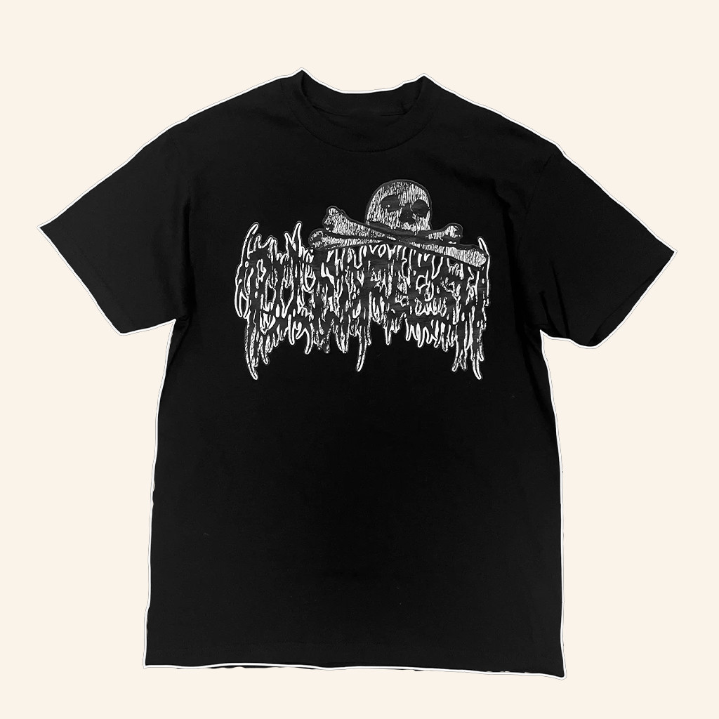 Piled Flesh Merch PF Skull Logo T-Shirt Unique Gifts For Boyfriend Piled Flesh Merch PF Skull Logo T-Shirt Unique Gifts For Boyfriend