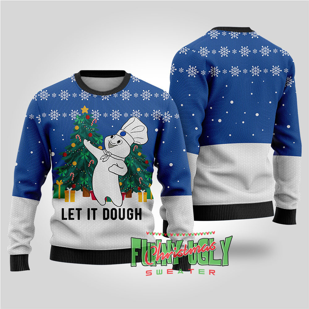 Pillsbury Doughboy Christmas Sweater Royal Christmas Merch Gift That Brings Joy and Warmth