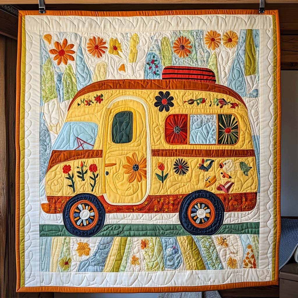 Pine Grove Quilted Blanket Unique Camping Gifts