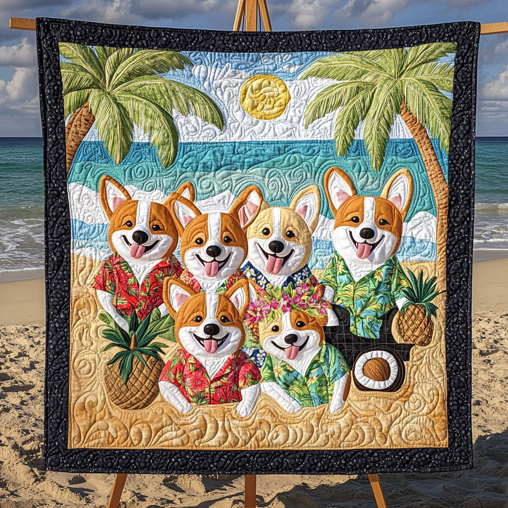 Pineapple Pals Retreat Quilted Blanket Dog And Owner Gift Ideas