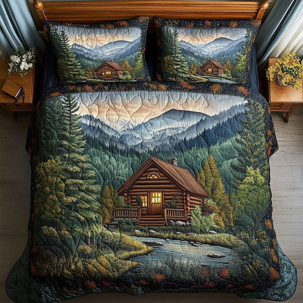 Piney Ridge Quilted Bedding Set Cool Bedroom Decor Gift Ideas For Wildlife Lovers