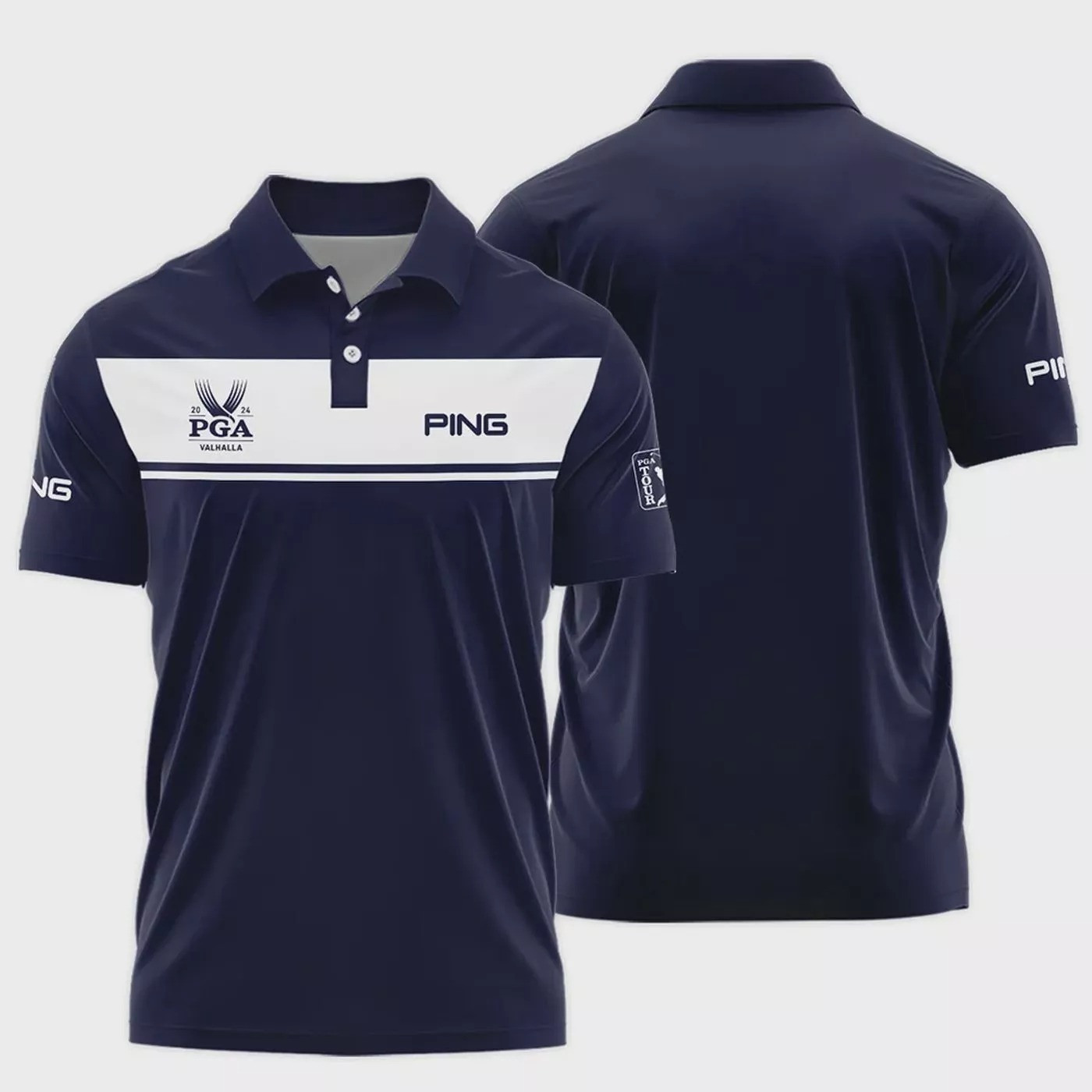 Ping 2024 PGA Championship Golf Polo Shirt Gifts For Men Who Like Golf