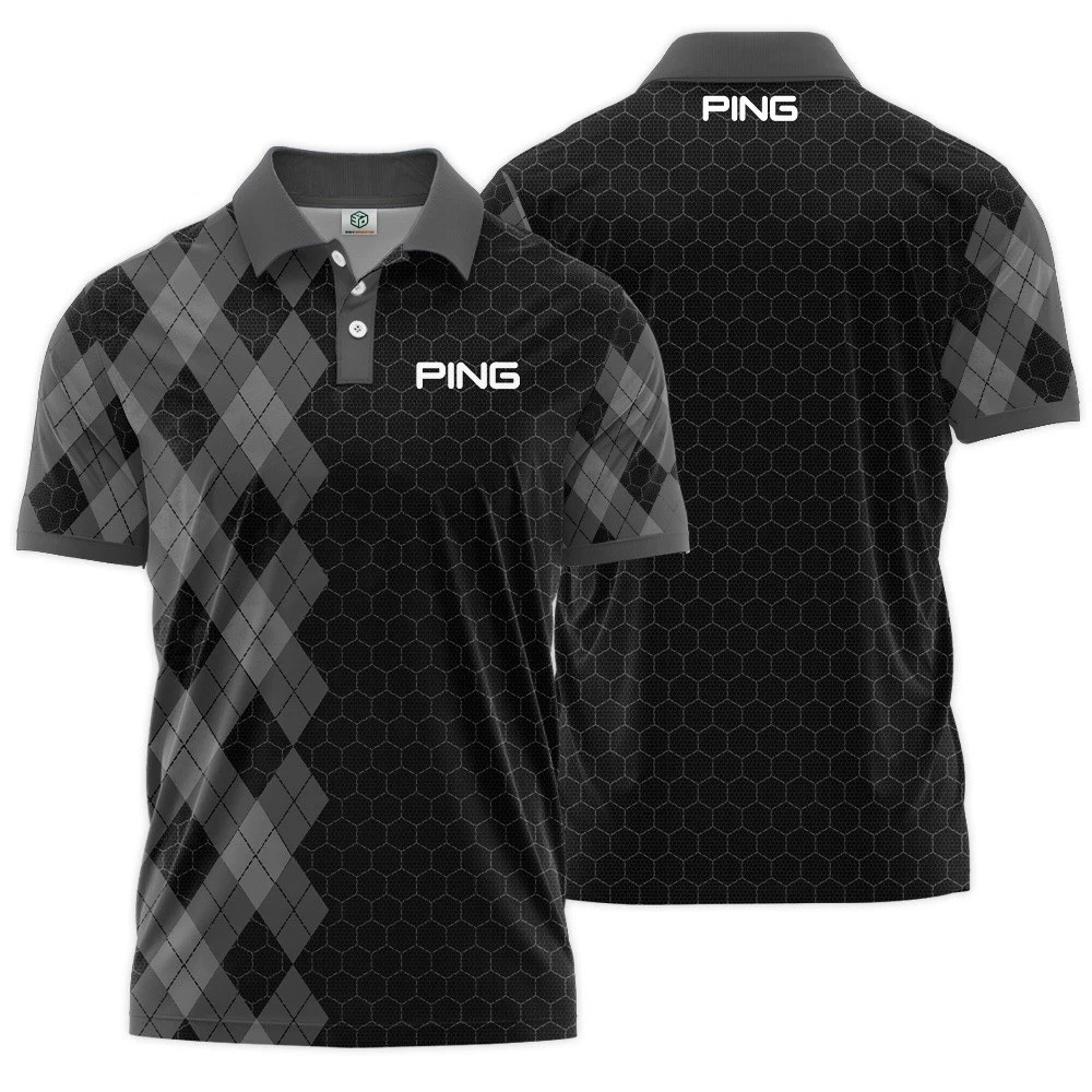 Ping Golf Black Polo Shirt Ping Golf Merch Best Gift For Golfer