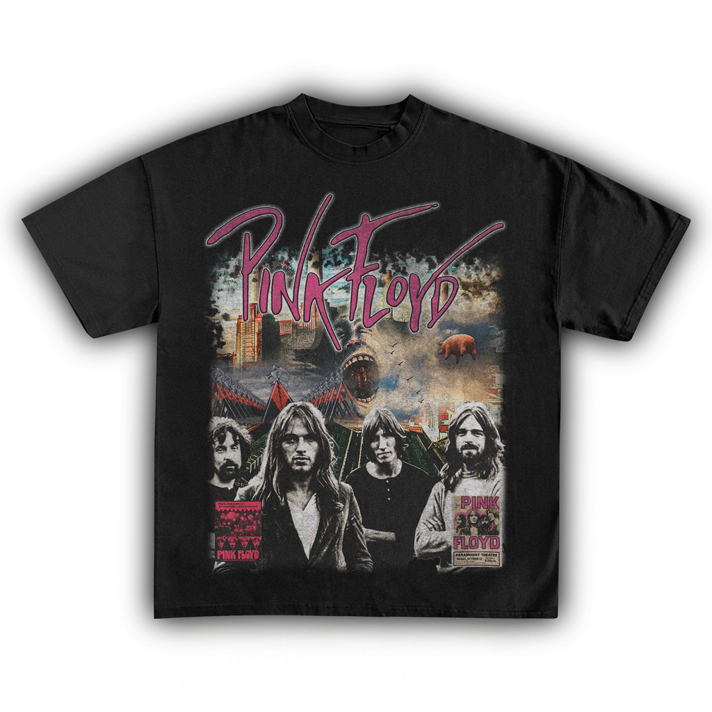 Pink Floyd Black T-Shirt Pink Floyd Merch Music Lover Gifts For Him