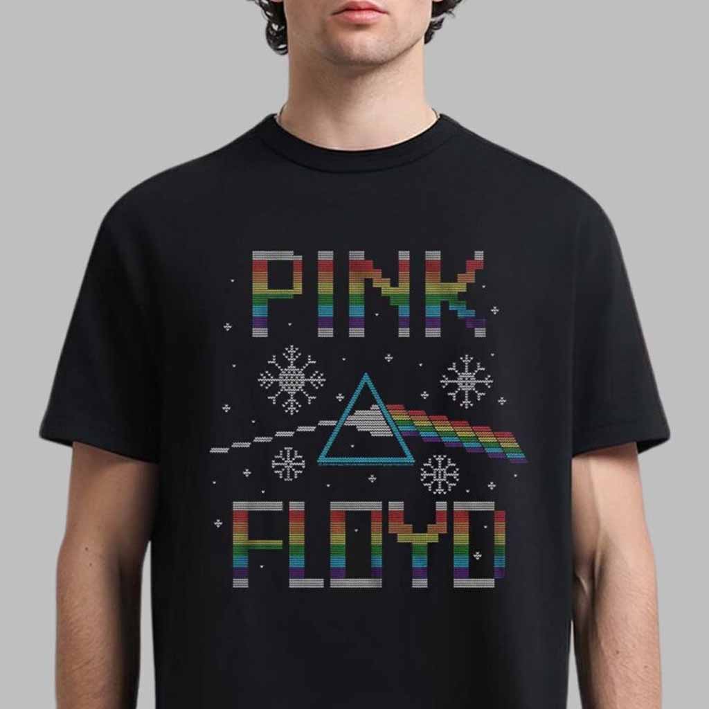 Pink Floyd Christmas T-Shirt Pink Floyd Merch Christmas Gifts For Music Fans Pink Floyd Christmas T-Shirt Pink Floyd Merch Christmas Gifts For Music Fans