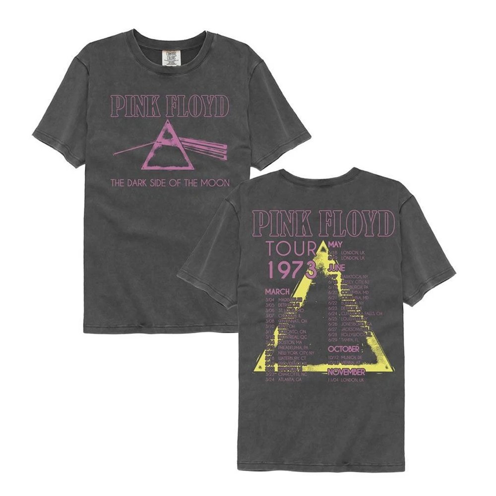 Pink Floyd Dsotm Tour 1973 Pepper Music T-Shirt Music Lover Gifts For Him