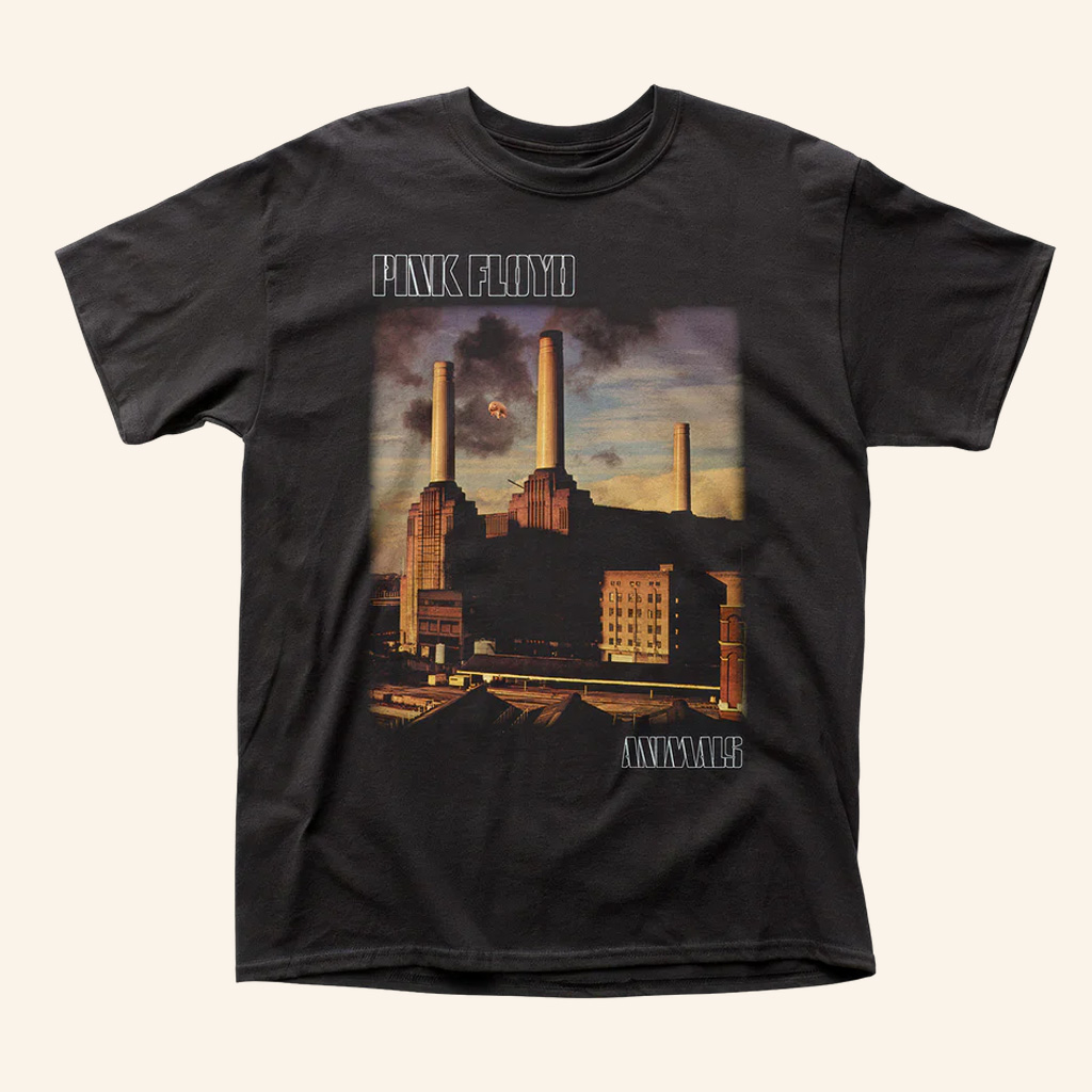 Pink Floyd Merch Animals Cover T-Shirt Gifts For A Rock Music Lover