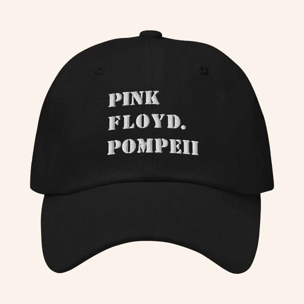 Pink Floyd Merch Pink Floyd Pompeii Embroidered Hat Cool Gifts For Rock Lovers Pink Floyd Merch Pink Floyd Pompeii Embroidered Hat Cool Gifts For Rock Lovers