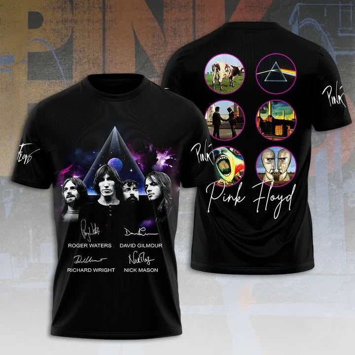 Pink Floyd Merch T-Shirt Father's Day Gifts For Husband