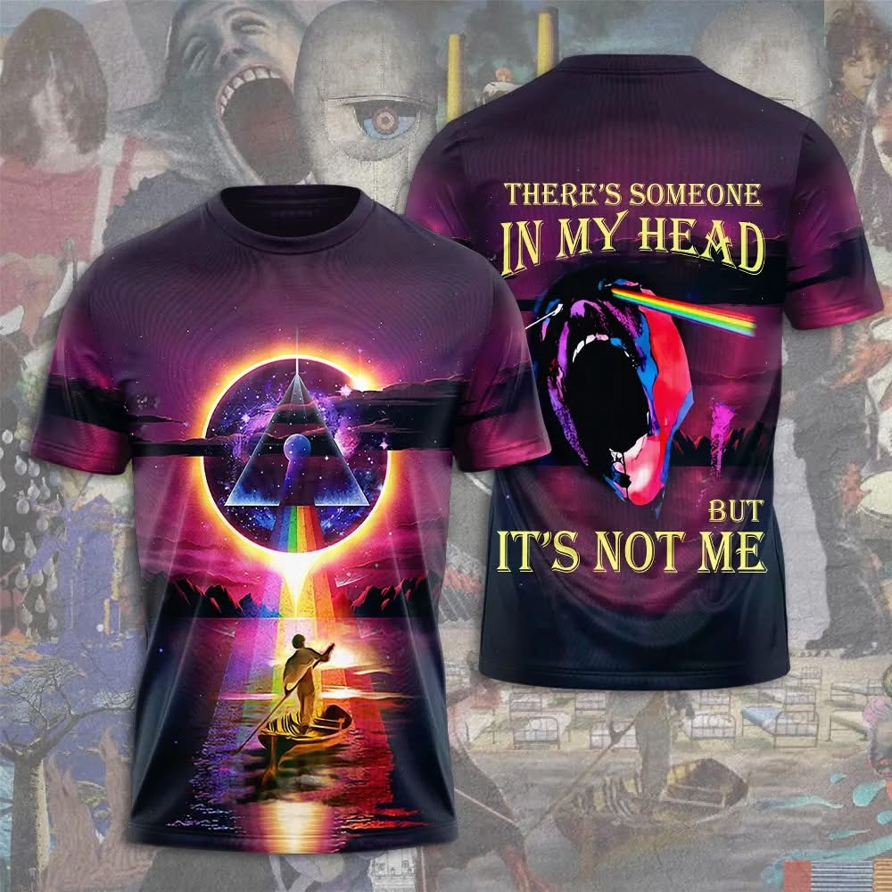 Pink Floyd Merch T-Shirt There's Someone In My Head But It's Not Me Gifts For Fans