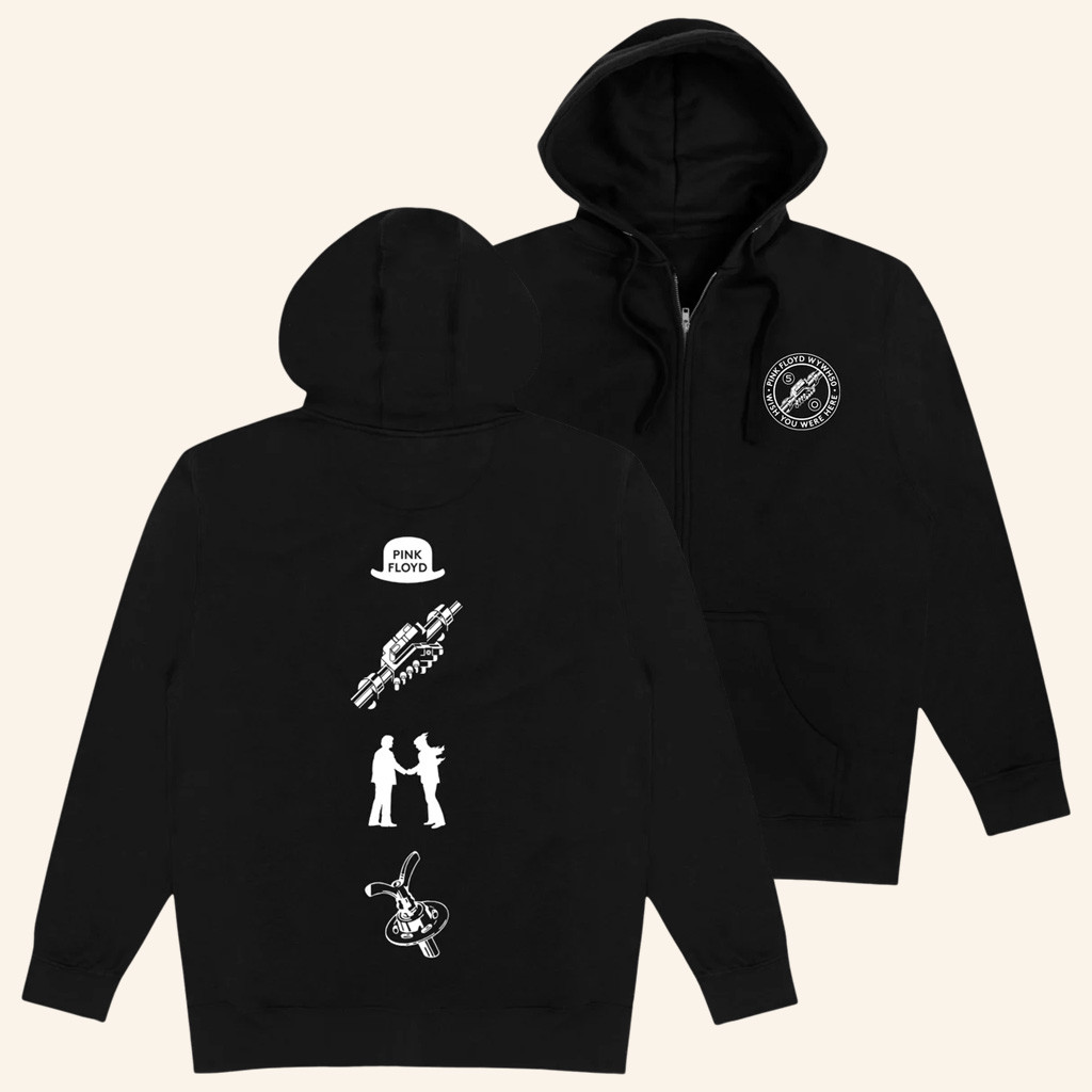 Pink Floyd Merch Wish You Were Here 50 Icons Black Zip Hoodie Cool Gifts For Music Lovers Pink Floyd Merch Wish You Were Here 50 Icons Black Zip Hoodie Cool Gifts For Music Lovers