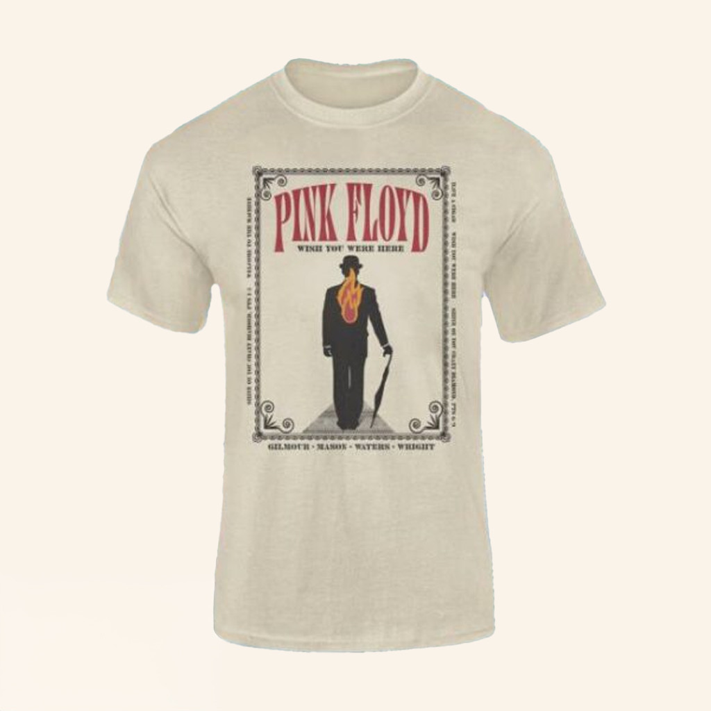 Pink Floyd Merch Wish You Were Here T-Shirt Best Gifts For Rock Music Lovers