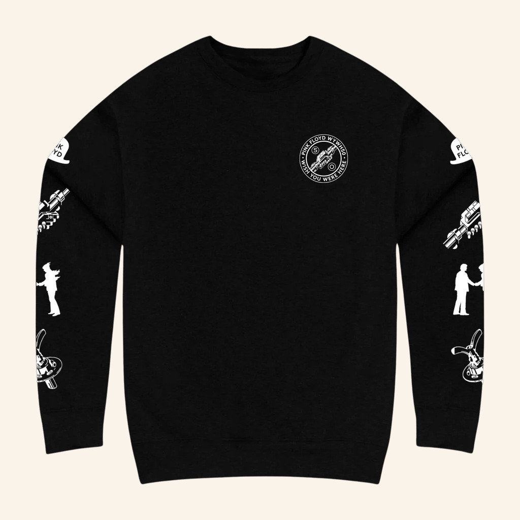 Pink Floyd Merch WYWH 50 Icons Black Sweatshirt Christmas Gifts For Rock Music Lovers