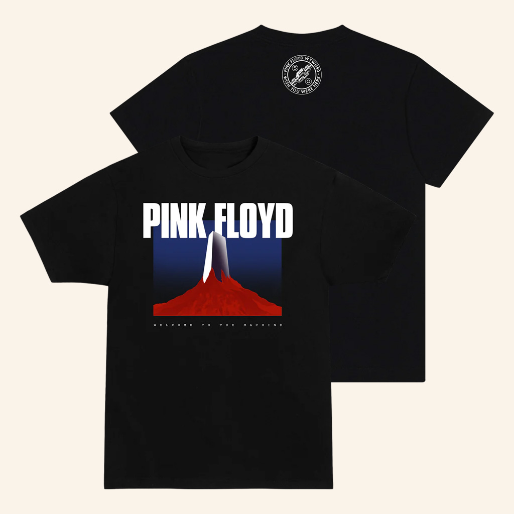 Pink Floyd Merch WYWH 50 Monolith Black T-Shirt Gifts For Rock Music Lovers