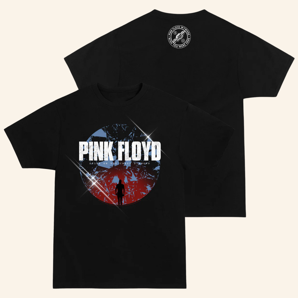 Pink Floyd Merch WYWH 50 Shine On Black T-Shirt Presents For Rock Lovers Pink Floyd Merch WYWH 50 Shine On Black T-Shirt Presents For Rock Lovers