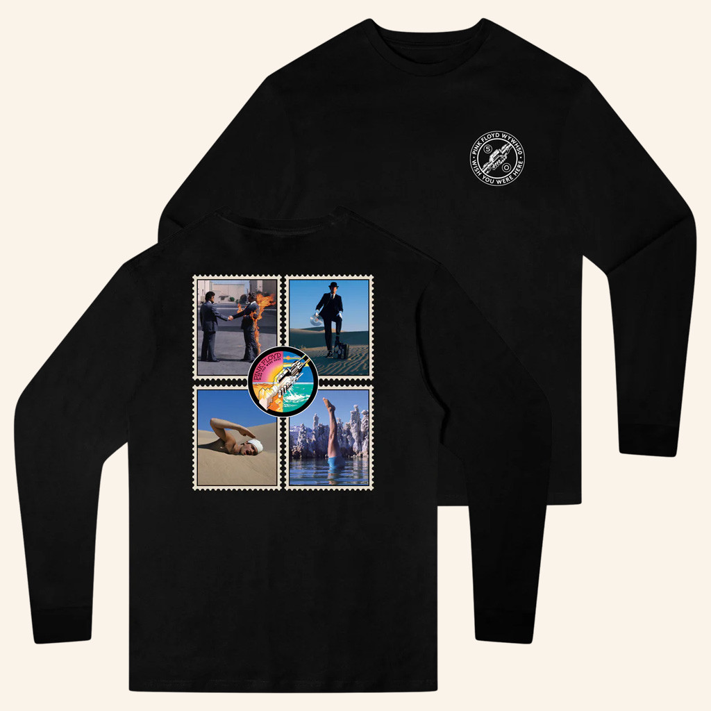 Pink Floyd Merch WYWH 50 Stamps Long Sleeve Shirt Cool Gifts For Music Lovers Pink Floyd Merch WYWH 50 Stamps Long Sleeve Shirt Cool Gifts For Music Lovers