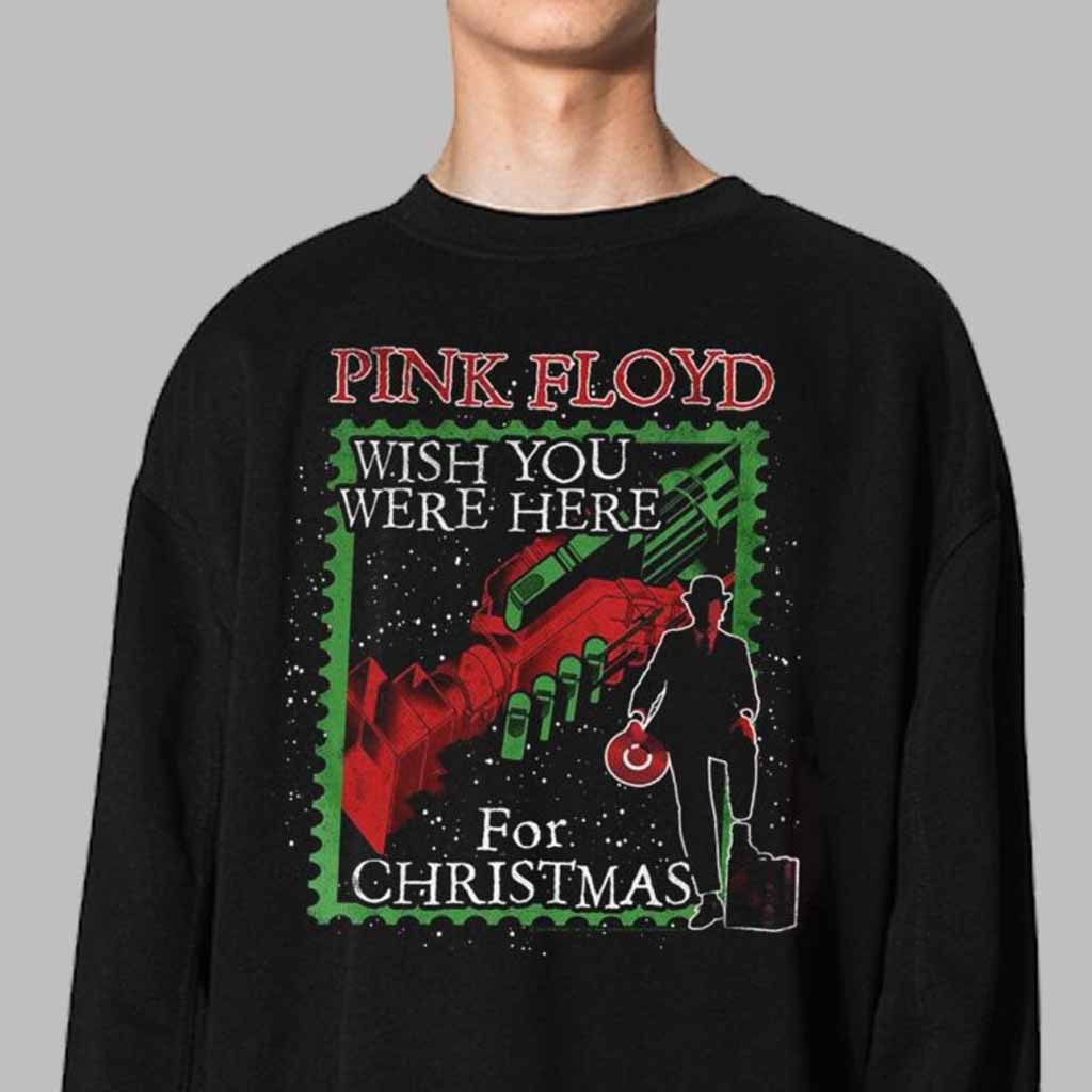 Pink Floyd Wish You Were Here For Christmas Holiday 2024 Sweatshirt Pink Floyd Merch Christmas Gifts For Friends Pink Floyd Wish You Were Here For Christmas Holiday 2024 Sweatshirt Pink Floyd Merch Christmas Gifts For Friends