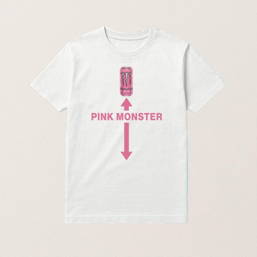 Pink Monster Energy T-Shirt Dark Humour Shirt Funny Gifts For Wife