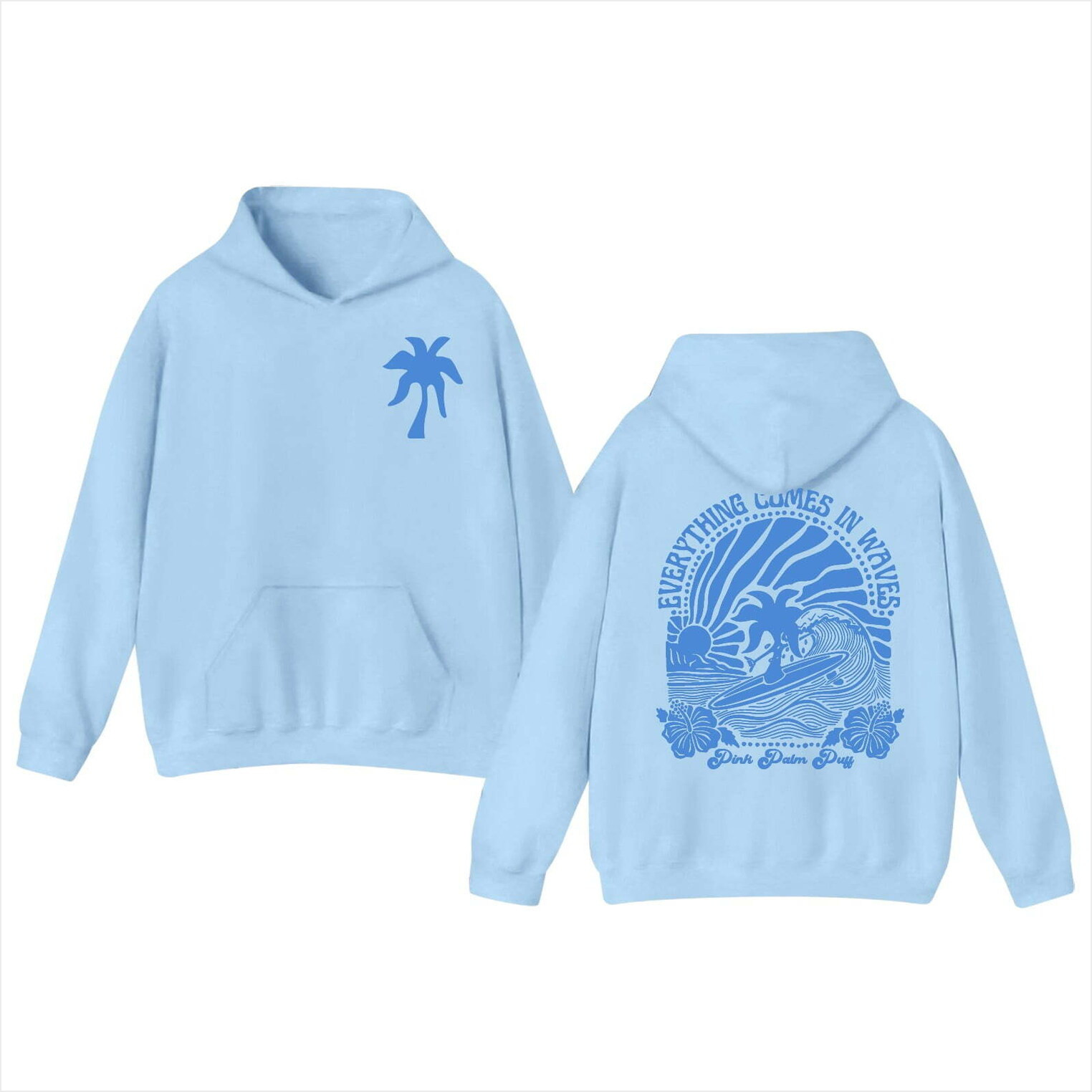 Pink Palm Puff Hoodie For Shirtn Pink Graphic Hoodie Cute Preppy Gifts For Her Merch Apparel Pink Palm Puff Hoodie For Shirtn Pink Graphic Hoodie Cute Preppy Gifts For Her Merch Apparel