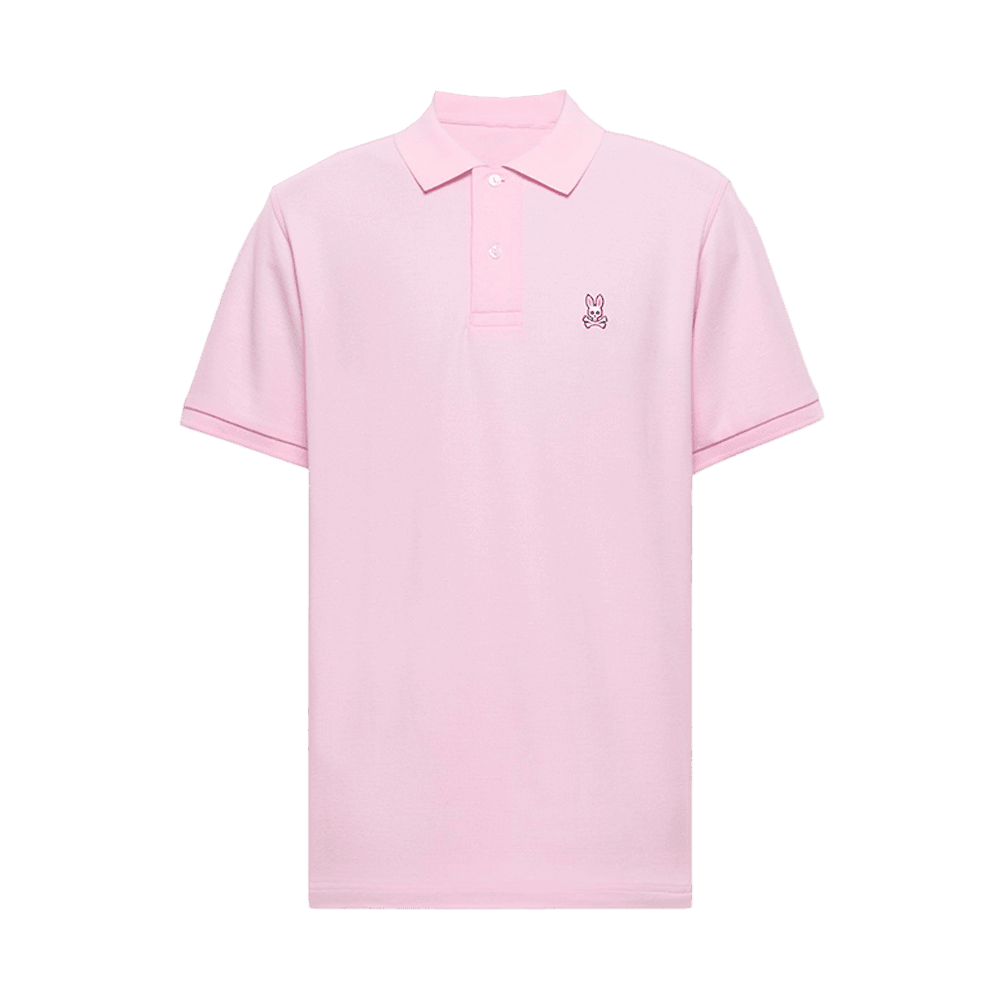 Pink Psycho Bunny Polo Shirt Cute Mothers Day Gifts Father's Day Gift for Him