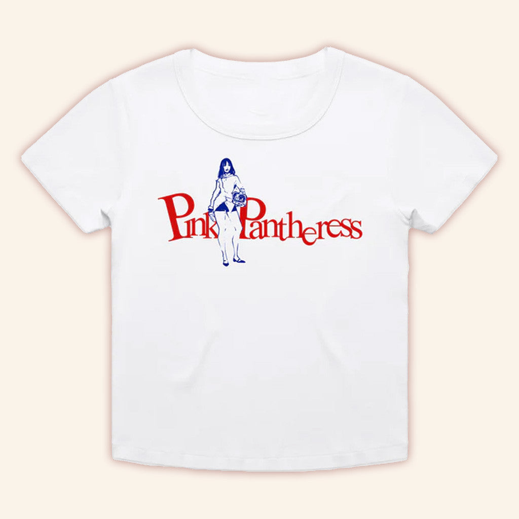 PinkPantheress Merch Fancy That Baby Tee White Gifts For Daughter PinkPantheress Merch Fancy That Baby Tee White Gifts For Daughter