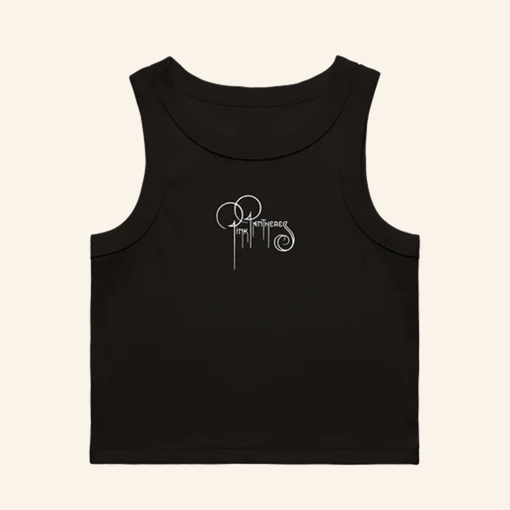 PinkPantheress Merch Logo Black Tank Gift Ideas For Wife PinkPantheress Merch Logo Black Tank Gift Ideas For Wife