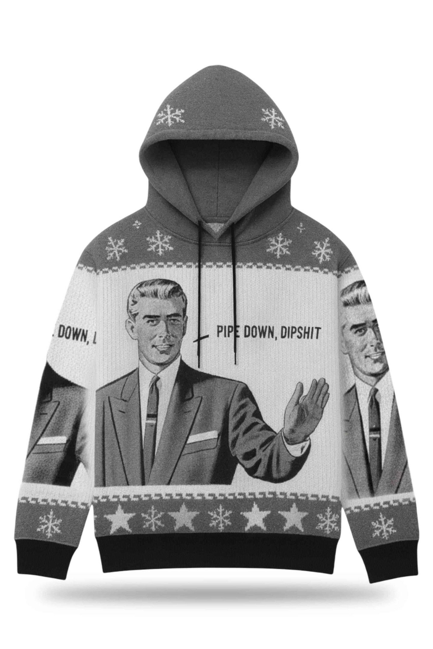 Pipe Down Dipshit Christmas Hoodie Gifts For Best Friend