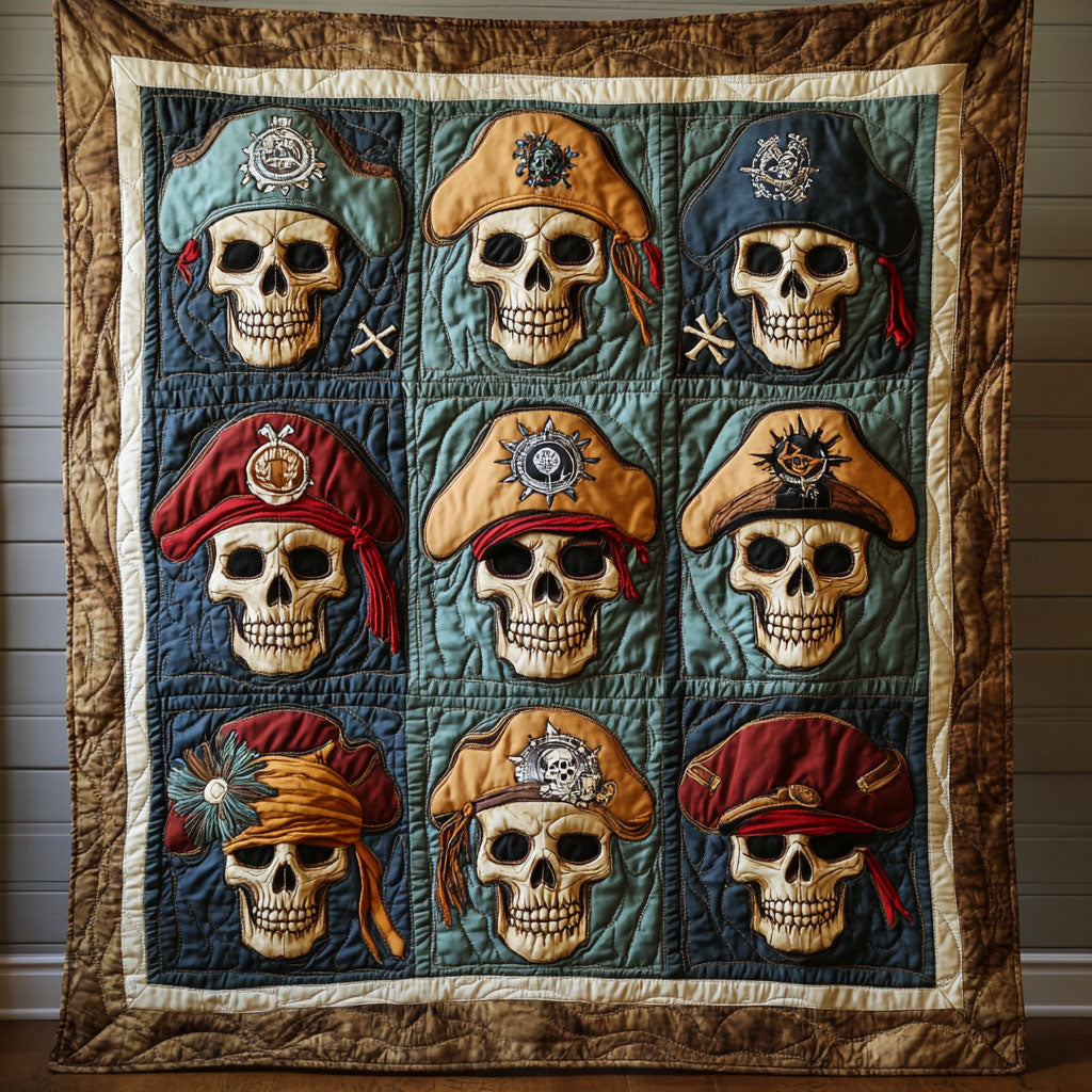 Pirate Charm Quilt Soft and Cozy Quilt Blanket for Comfortable Sleep