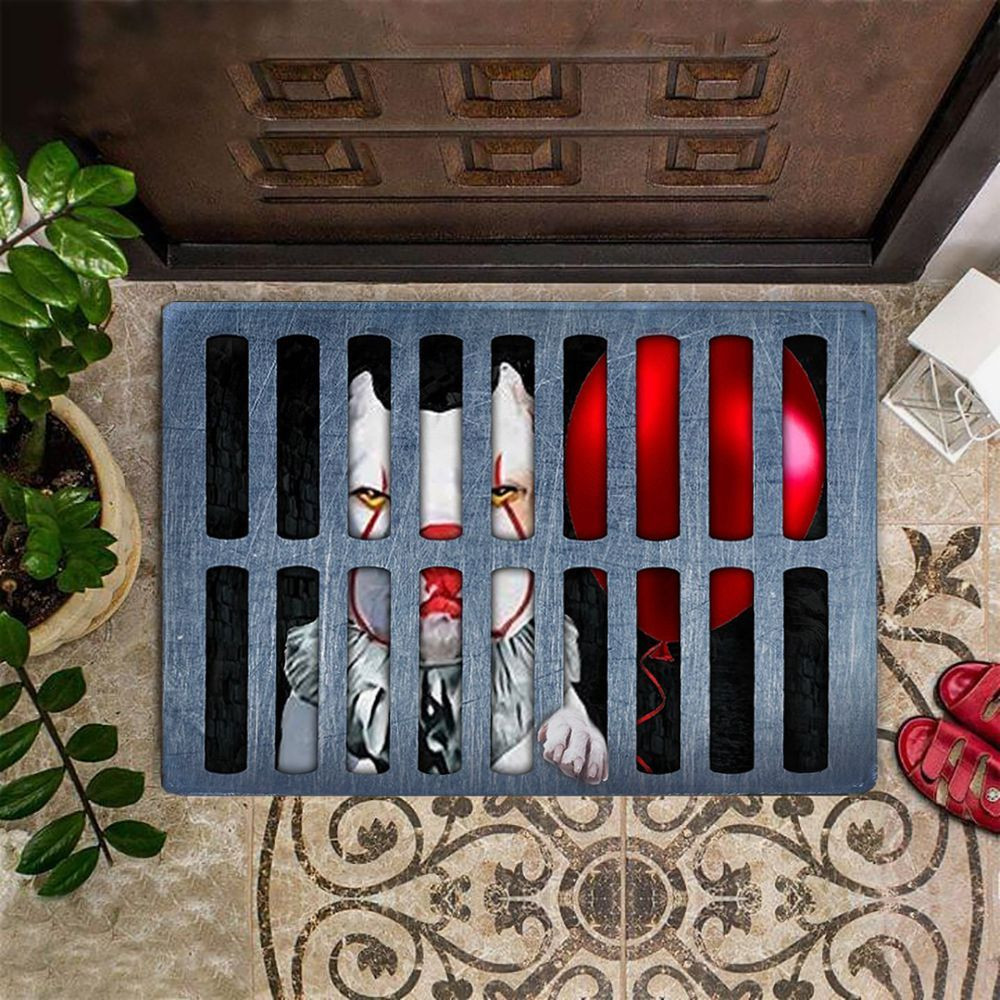 Pitbull Halloween Doormat Pitbull Clown Indoor Halloween Front Door Mat Floor Welcome Mat