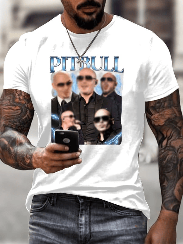 Pitbull I'm Back T-Shirt Music Themed Shirt Gifts For Music Enthusiasts