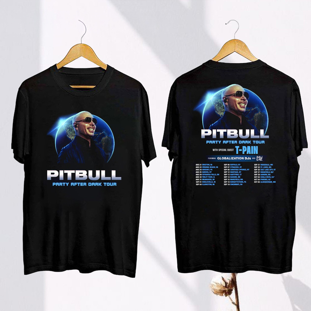 Pitbull Party After Dark Tour Shirt Pitbull Merch Xmas Presents For Him