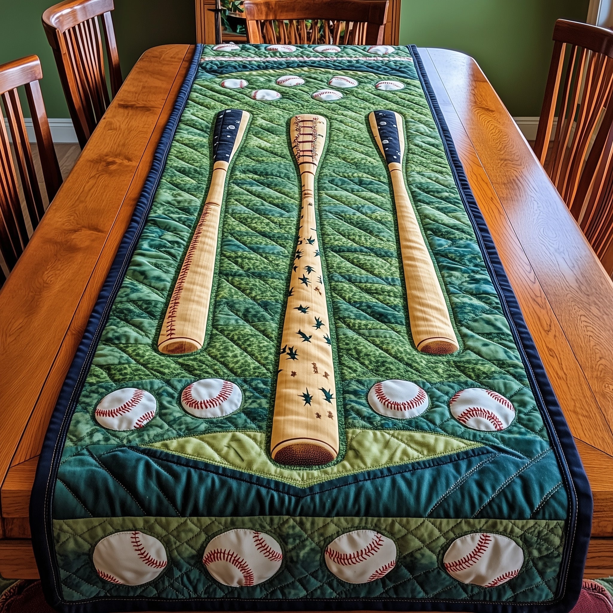 Pitch Perfect Quilted Table Runner Merry Christmas Table Runner Decor