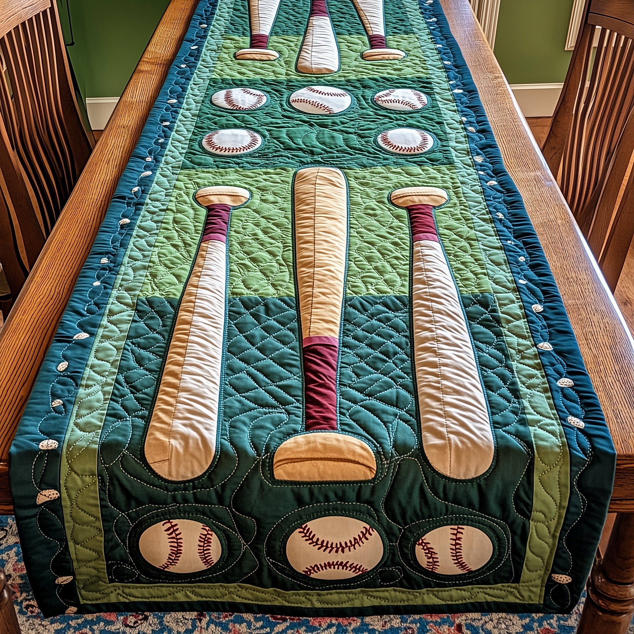 Pitch Perfect Quilted Table Runner Table Runner for Holiday Gatherings