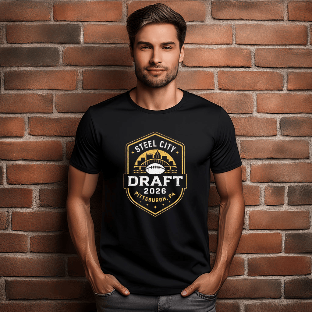 Pittsburgh Draft 2026 Football T-Shirt Steel City Football Merch Unique Gift For Husband