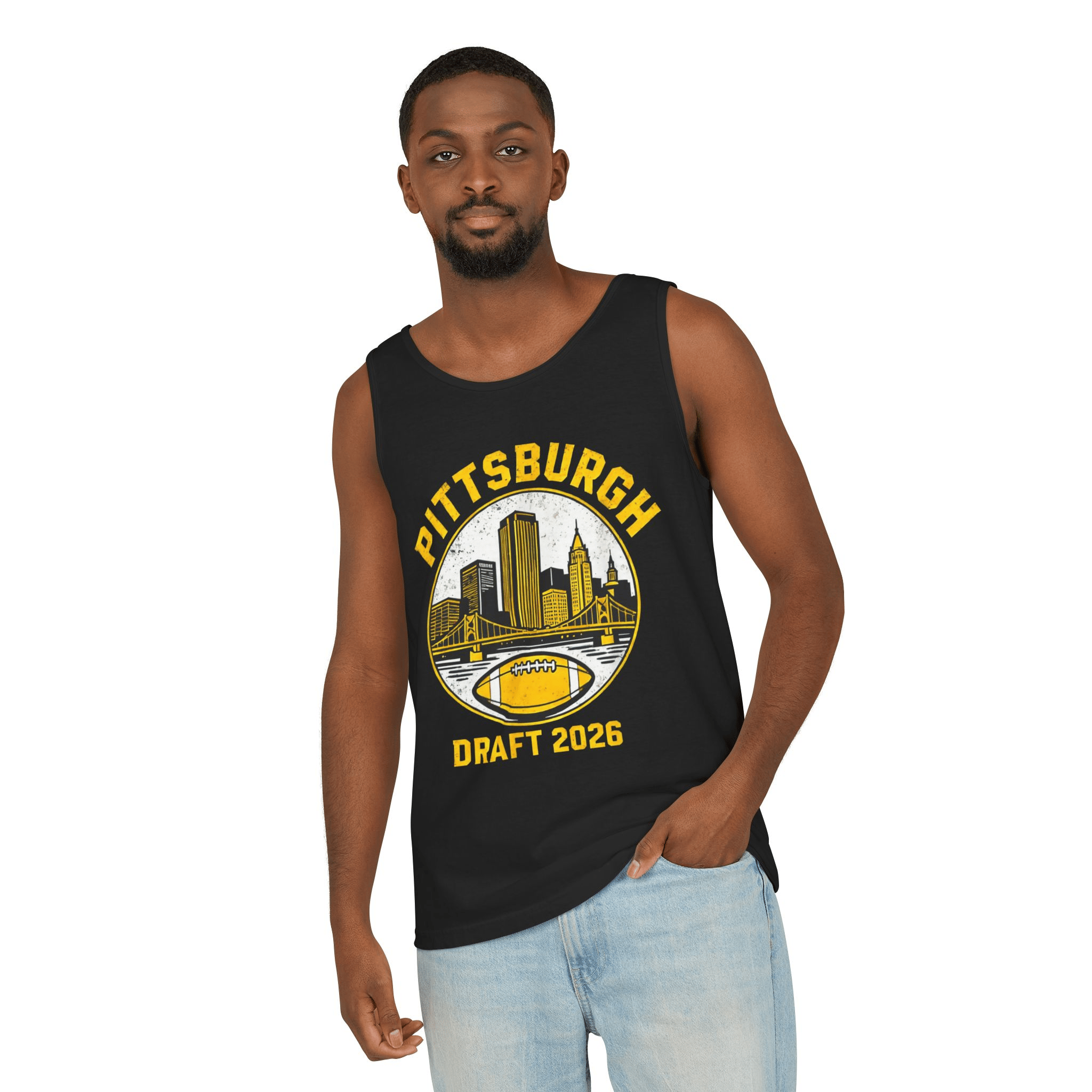 Pittsburgh Draft 2026 Football Tank Top NFL Draft Merch Unique Present For Football Players