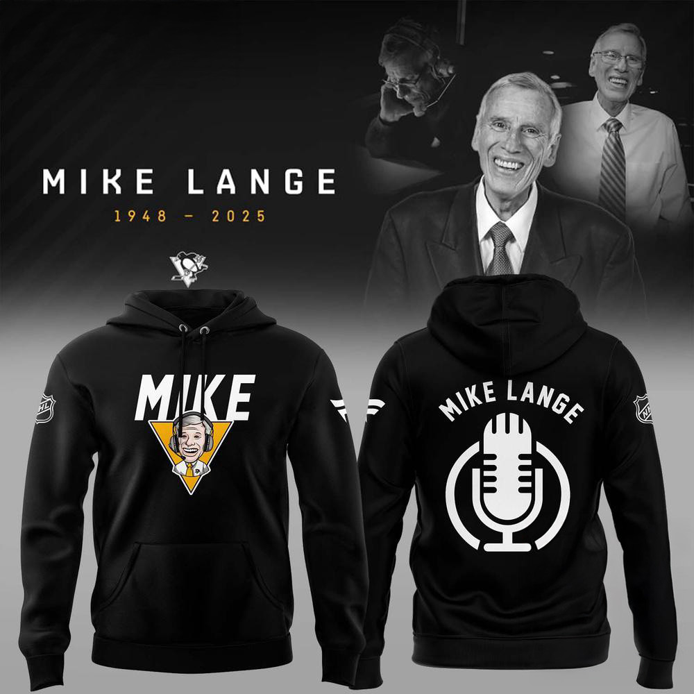Pittsburgh Penguins Honoring The Legend Mike Lange Voice Of The Penguins Hoodie Fan Gift Ideas