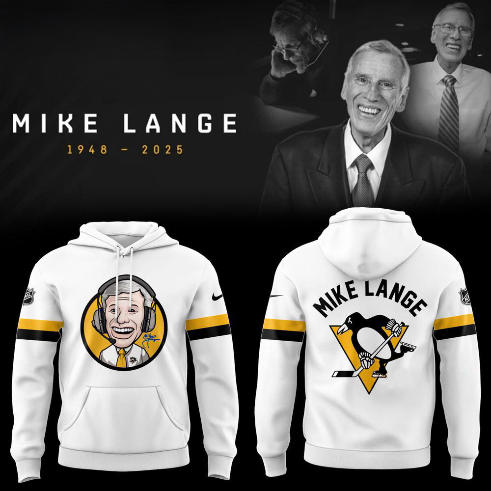 Pittsburgh Penguins Honoring The Legend Mike Lange Voice Of The Penguins Hoodie Gift For Fan